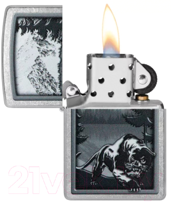 Зажигалка Zippo Mountain Lion / 48381 (серебристый)