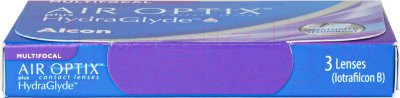 Комплект контактных линз Air Optix Plus HydraGlyde Multifocal Sph -5.50 MED ADD +2.0 R8.6 (3шт)