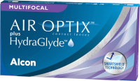 Комплект контактных линз Air Optix Plus HydraGlyde Multifocal Sph -1.50 LO ADD +1.25 R8.6 (3шт) - 