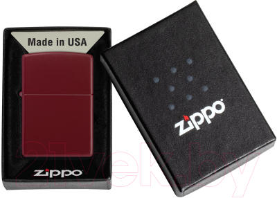 Зажигалка Zippo Classic / 46021 (бордовый)