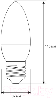 Лампа Camelion LED12-C35/865/E27 / 13692