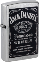 Зажигалка Zippo Jack Daniels / 24779 (серебристый) - 