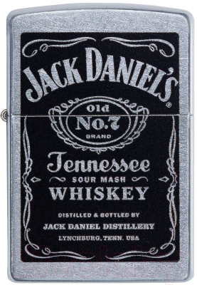 Зажигалка Zippo Jack Daniels / 24779 (серебристый)