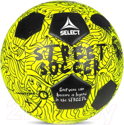 Изображение товара Футбольный мяч Select Street Soccer / 0955265551 (размер 4.5, желтый/черный)