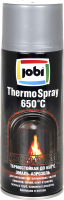 Эмаль Jobi Аэрозольная термостойкая 650С (520мл, черный) - 
