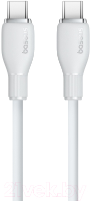 Изображение товара Кабель Baseus Pudding Type-C to Type-C 100W / P10355702221-01 (2м, белый)