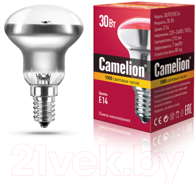 Лампа Camelion 30/R39/E14 / 8976
