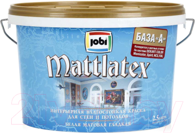 Краска Jobi Mattlatex (2.5л)