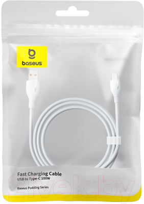 Кабель Baseus Pudding USB to Type-C 100W / P10355703221-00 (1.2м, белый)