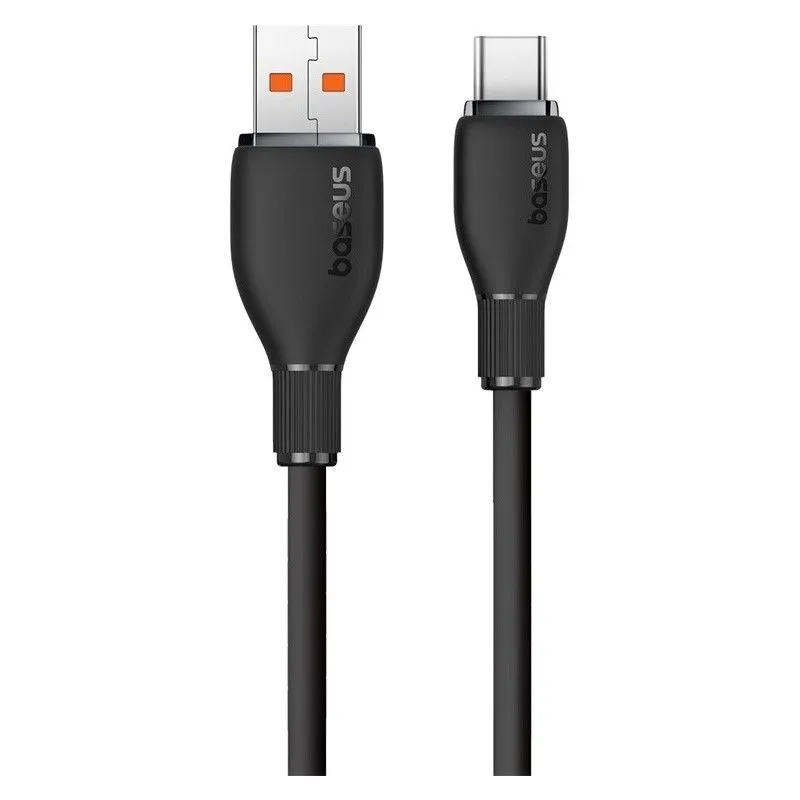 Кабель Baseus Pudding USB to Type-C 100W / P10355703111-00 (1.2м, черный) — фото 4
