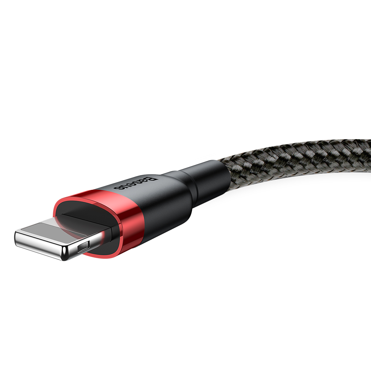 Кабель Baseus Cafule Lightning 2.4A / CALKLF-A19 (0.5м, красный/черный) — фото 5