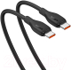 Миниатюра изображения товара Кабель Baseus Pudding Type-C to Type-C 100W / P10355702111-00 (1.2м, черный)