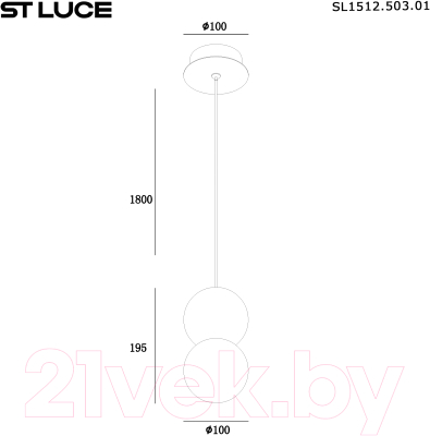 Потолочный светильник ST Luce SL1512.503.01