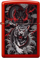 Зажигалка Zippo Dragon Tiger Design  / 48933 (красный) - 