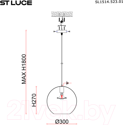 Потолочный светильник ST Luce SL1514.523.01
