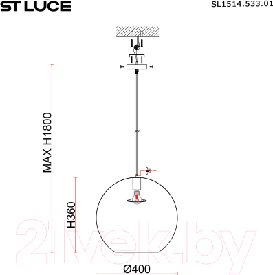 Потолочный светильник ST Luce SL1514.533.01