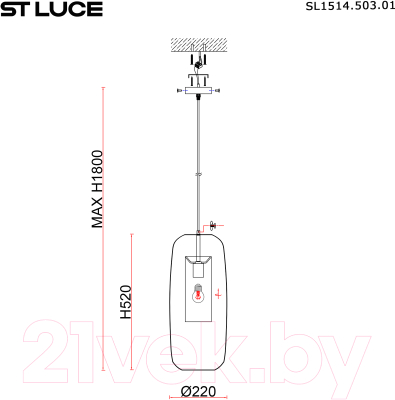 Потолочный светильник ST Luce SL1514.503.01