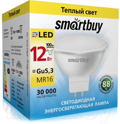 Лампа SmartBuy SBL-GU5_3-12-30K