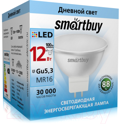 Лампа SmartBuy SBL-GU5_3-12-40K