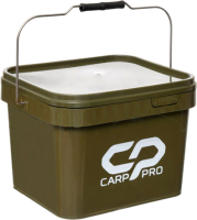 Ведро рыболовное Carp Pro Прямоугольное / CPSB10L - 