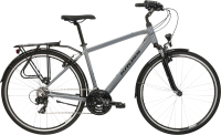 Велосипед Kross Trans 1.0 M 28 / KRTR1Z28X19M004273 (M, серый/черный) - 