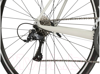 Велосипед Kross Vento 2.0 M 28 / KRVE2Z28X21M007367 (M, серый/серебристый)