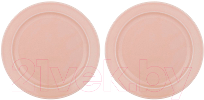 Набор тарелок Lefard Tint / 48-868-2 (2шт, розовый)