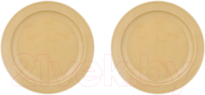 Набор тарелок Lefard Tint / 48-957-1 (2шт, желтый)