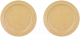 Набор тарелок Lefard Tint / 48-957-1 (2шт, желтый) - 