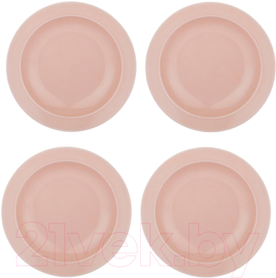 Набор суповых тарелок Lefard Tint / 48-872-2 (розовый)