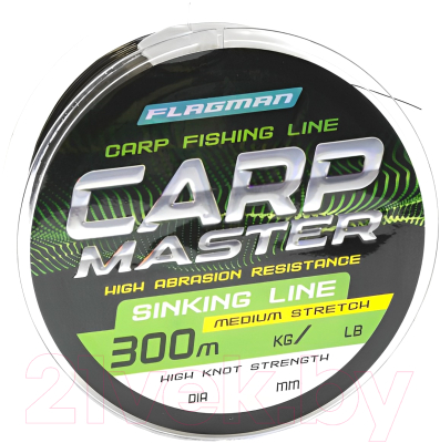 Леска монофильная Flagman Fishing Carp Master 300m 0.30мм / FL06300030