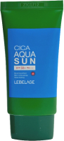 Крем солнцезащитный Lebelage Cica Aqua Sun SPF50+ PA+++ (30мл) - 