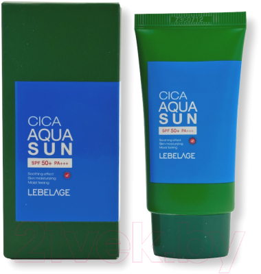 Крем солнцезащитный Lebelage Cica Aqua Sun SPF50+ PA+++ (30мл)