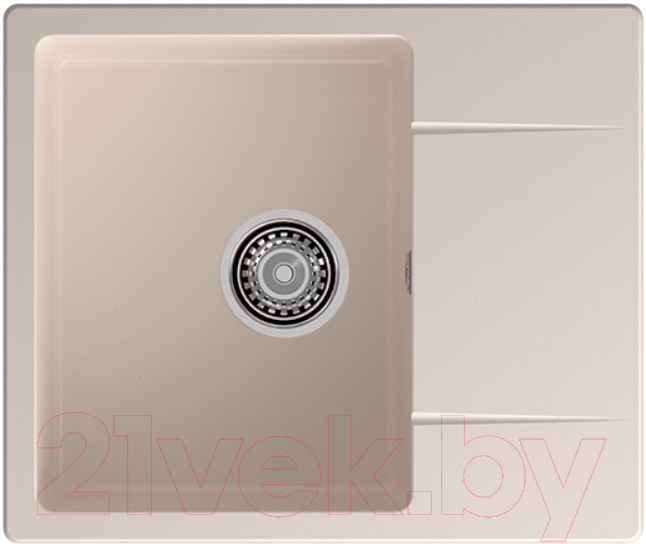 Мойка кухонная GranFest Quarz GF-UR-258L (белый)