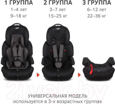 Автокресло Siger Siger SG517 / KRES4025 (черный графит)