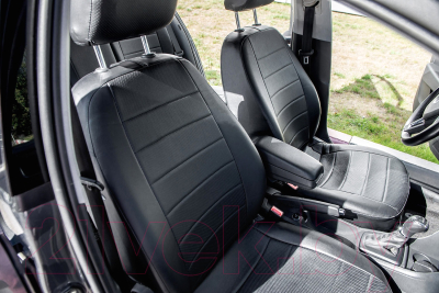 Комплект чехлов для сидений Seintex 85653 (черный, для Skoda Rapid 2014–2020)