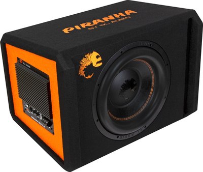 Корпусной активный сабвуфер DL Audio Piranha 12A V2 (оранжевый) - 