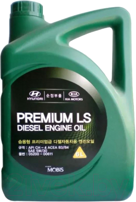 Моторное масло Mobis Premium LS Diesel 5W30 / 05200-00611