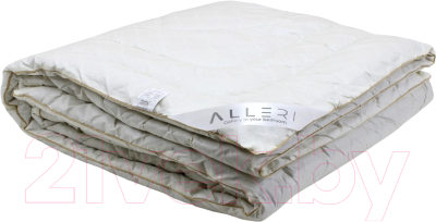Одеяло Alleri Тик Облегченное 145х210 (овечья шерсть)