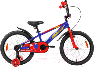 Детский велосипед AIST Pluto 14 2024 (14, синий)