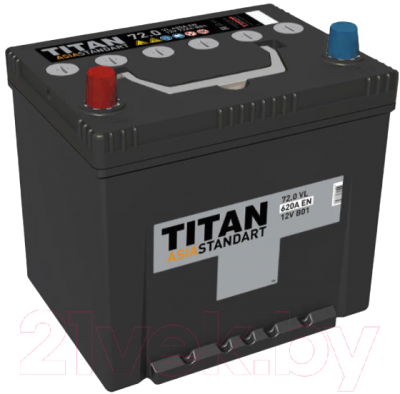 Автомобильный аккумулятор TITAN Asia Standart D26 620A L+ B01 (72 А/ч)