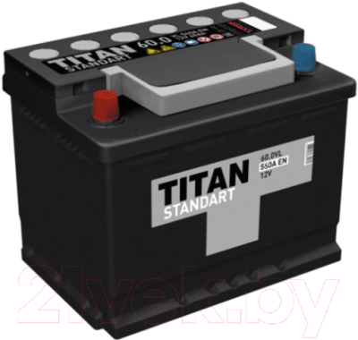 Автомобильный аккумулятор TITAN Standart L2 550A R+ (60 А/ч)