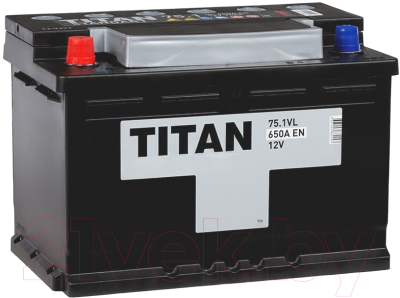Автомобильный аккумулятор TITAN Standart L3 650A L+ (75 А/ч)