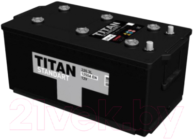 Автомобильный аккумулятор TITAN Standart 1250A L+ (220 А/ч)