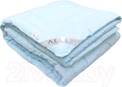 Одеяло Alleri Поплин Демисезонное 145х210 (лебяжий пух)