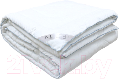 Одеяло Alleri Тик Демисезонное 200x215 (лебяжий пух)