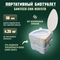 Портативный биотуалет Saniteco CHH-N5015TD - 