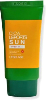 Крем солнцезащитный Lebelage Cica Leports Sun для высокой активности и занятий спортом (30мл) - 