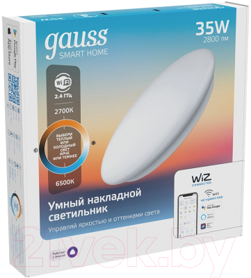 Потолочный светильник Gauss IoT Smart Home / 2060112 (белый)