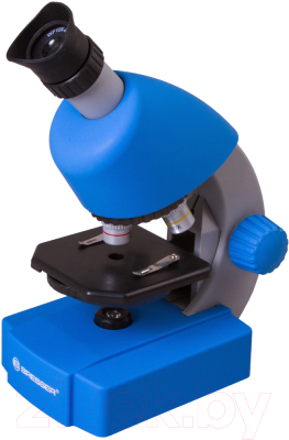 Микроскоп оптический Bresser Junior 40x-640x / 70123 (синий)